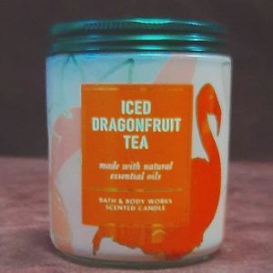 BBW Iced Dragonfruit Tea Single Wick Candle! 🧋